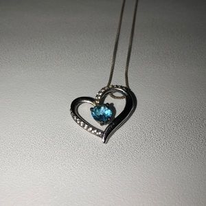 Zales heart necklace